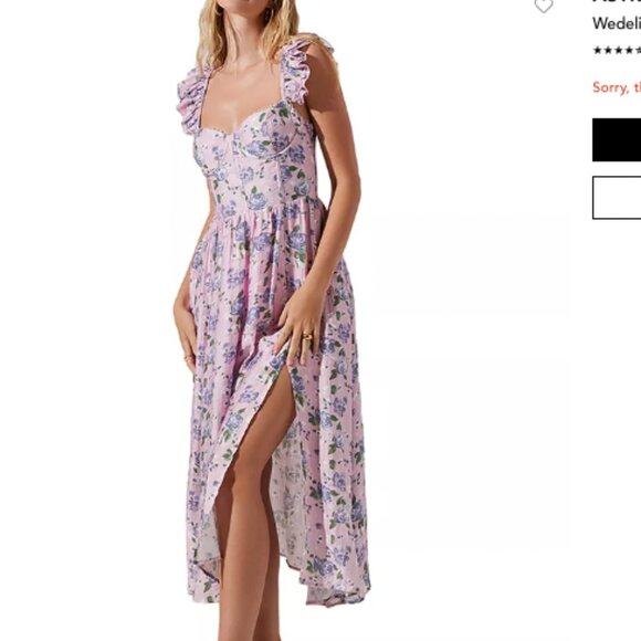 NWT ASTR the Label Wedelia Floral Print Corset Dress Size M - Picture 2 of 16